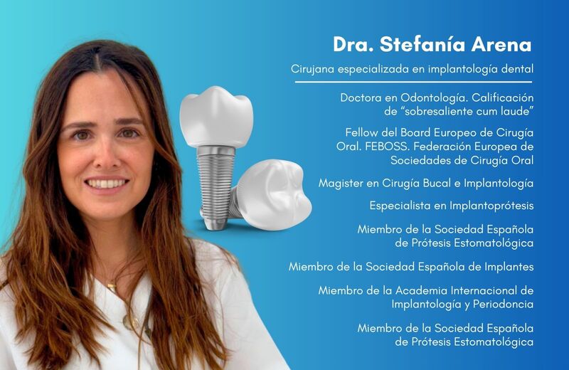 Dra. Stefanía Arena, cirujana especializada en Implantología dental